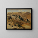 Felsenlandschaft bei Olevano - Carl Schuch — gerahmtes Bild an der Wand