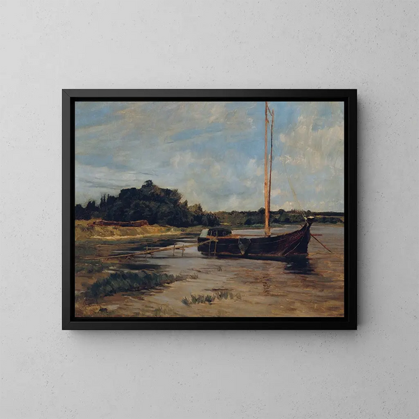 Vaisseau à la Havel - Carl Schuch — gerahmtes Bild an der Wand