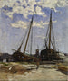 Studio per il porto di Dordrecht 1880 Museo d'arte di Göteborg - Carl Skånberg — vista dell’opera