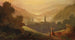 Landschaft mit Bergbauer und Kind - Carl Spitzweg — Ansicht des Kunstwerks