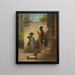 Il comandante - Carl Spitzweg — quadro incorniciato alla parete