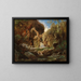 Felsenbassin mit Wildwasser - Carl Spitzweg — gerahmtes Bild an der Wand