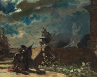 Carl Spitzweg - Hamlet und der Geist seines Vaters.webp