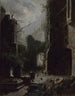 Szene im Mondschein mit Ruinen einer Burg - Carl Spitzweg — Ansicht des Kunstwerks