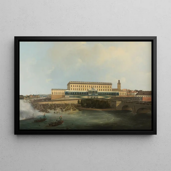 Carl Stefan Bennet - The Acclamation of King Carl XIV Johan of Sweden in 1818.webp