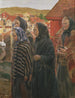 Les femmes de pêcheurs reviennent de l'église - Carl Wilhelmson — artwork view