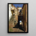 Gasse in Sorrento - Carl Wuttke — gerahmtes Bild an der Wand