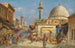 Oriental Street Scene Painting - Carl Wuttke — artwork view