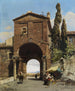 Arc romain avec vue sur la campagne - Carl Wuttke — artwork view