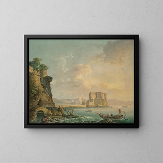Carlo Bonavia - Naples with the Castel dellOvo.webp