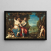 Angélique e Médor - Carlo Caliari — quadro incorniciato alla parete
