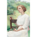 Riproduzione del dipinto Donna seduta in riflessione - Caroline A. Lord