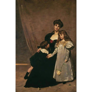 CarolusDuran - Mother and children Madame Feydeau and her children.webp