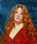 Portrait einer rothaarigen Frau 1876 - Carolus-Duran — Ansicht des Kunstwerks