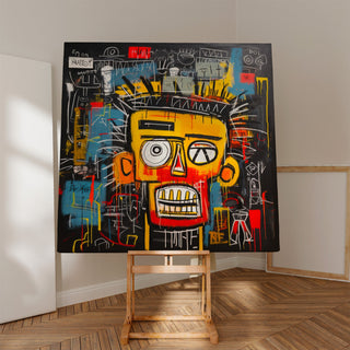 Street Art Painting - Yellow Mask