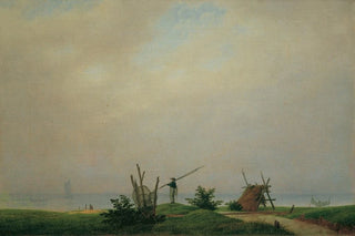 Caspar David Friedrich - Meeresstrand mit Fischer.webp