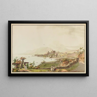 Caspar Leontius Wyss - La Ville de Neuchattell du Cotte de lOrient.webp