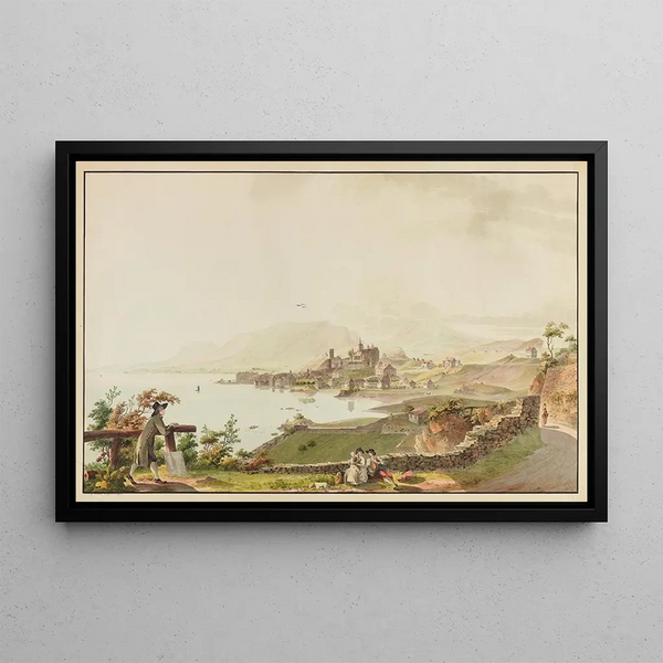 Caspar Leontius Wyss - La Ville de Neuchattell du Cotte de lOrient.webp