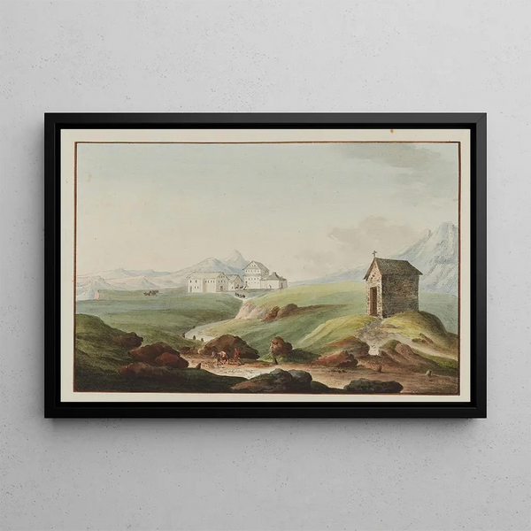 Caspar Leontius Wyss - Lhopital sur le St Gothard dans le Canton dUry.webp