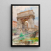 Arc de Titus Rom - Cass Gilbert — gerahmtes Bild an der Wand
