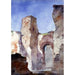 Reproduktion des Gemäldes Thermes de Caracalla Rom - Cass Gilbert