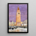 Reproduktion des Gemäldes Glockenturm Platz San Marco Venedig - Cass Gilbert
