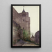 Carcassonne - Cass Gilbert — gerahmtes Bild an der Wand
