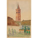Kirchturm einer italienischen Kirche - Cass Gilbert — Ansicht des Kunstwerks