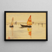 Segelboote in Venedig - Cass Gilbert — gerahmtes Bild an der Wand