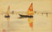 Segelboote in Venedig - Cass Gilbert — Ansicht des Kunstwerks