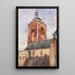 Riproduzione del dipinto Chiesa di San Martino Utrecht Paesi Bassi - Cass Gilbert