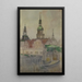 Reproduktion des Gemäldes Die Türme des Zwinger Dresden - Cass Gilbert