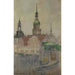 Reproduktion des Gemäldes Die Türme des Zwinger Dresden - Cass Gilbert