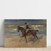 Reproduktion des Gemäldes Cavalier sur la plage - Max Liebermann