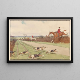 Cecil Charles Windsor Aldin - Full Cry.webp