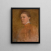 Autoritratto - Cecilia Beaux — quadro incorniciato alla parete
