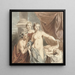 Ceres, Venus, Bacchus, and a Sleeping Amor - Jacob de Wit — framed artwork on a wall