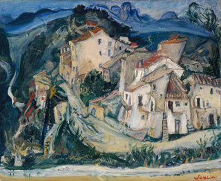 Cham Soutine - View of Cagnes.webp