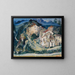 Vista di Cagnes - Chaïm Soutine — quadro incorniciato alla parete