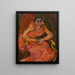 Donna in rosa - Chaïm Soutine — quadro incorniciato alla parete