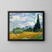 Riproduzione del dipinto Campo di grano con cipressi - Vincent van Gogh