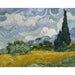 Riproduzione del dipinto Campo di grano con cipressi - Vincent van Gogh