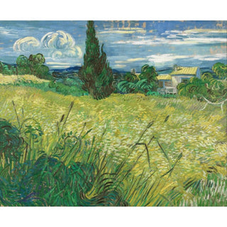 Champ vert - Vincent van Gogh | Reproduction Tableau Décoration murale affiche copie