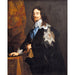 Riproduzione del dipinto di Carlo I, Re di Inghilterra di Anthony van Dyck