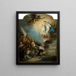 CharlesAndr van Loo - Le Voeu de Louis XIII au sige de la Rochelle 1628.webp