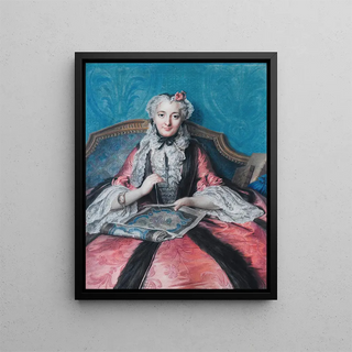 CharlesAntoine Coypel - Portrait of a woman sewing.webp