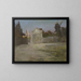 Alte Bauernhof des Mühlenhofs der Galette - Charles-Lucien Landre — gerahmtes Bild an der Wand