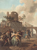 La Rixe La Bagarre - Charles-Melchior Descourtis — artwork view
