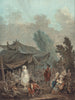 Marriage at the village wedding of Village - Charles-Melchior Descourtis — artwork view