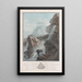 Reproduction of the painting Vue de la chute du torrent de Gelten - Charles-Melchior Descourtis